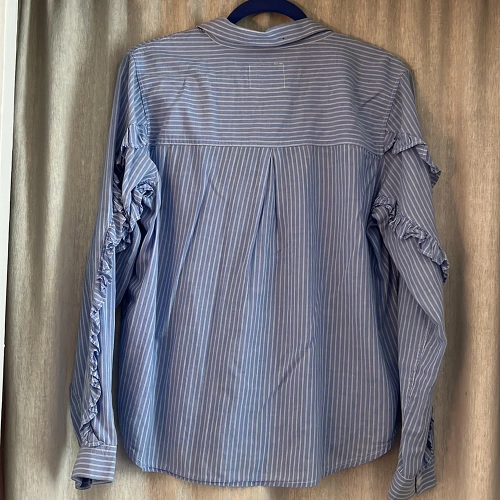 Rails Button-Down with Ruffle Sleeves - Picture 4 of 4